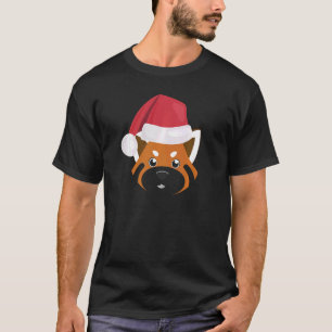 Red Panda Face Graphic Christmas Red Panda Face Co T-Shirt