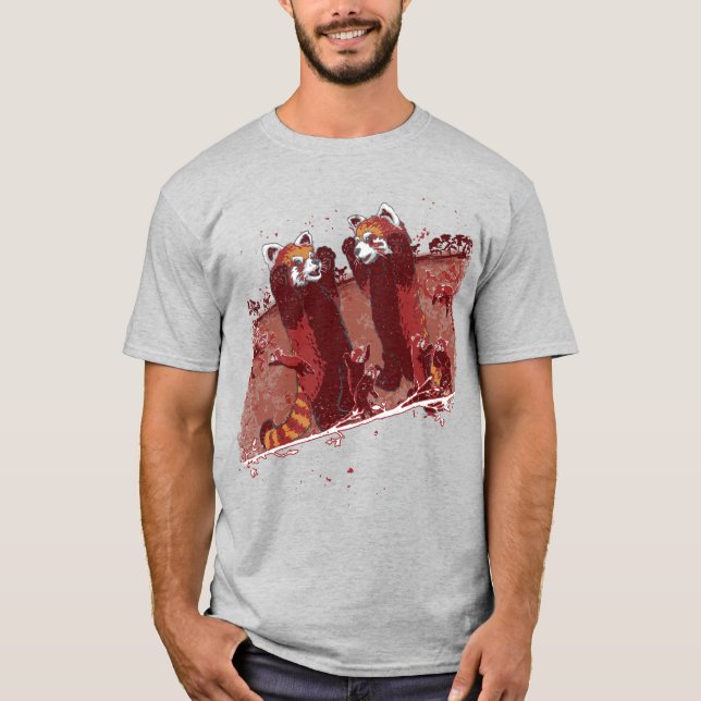Red Panda Fury T-Shirt (Front)