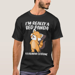 Red Panda  Halloween Costume Red Pandas T-Shirt