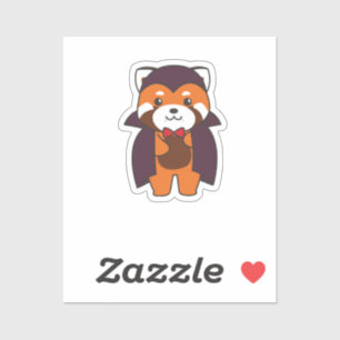 Red Panda Halloween Cute Devil Vampire Costume