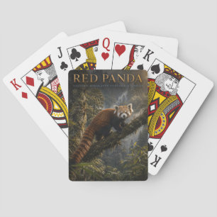 Red Panda Himalayan Forest ANIMALS Playing Cards