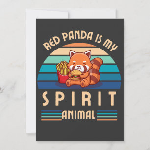 Red Panda is my spirit animal Holiday Card