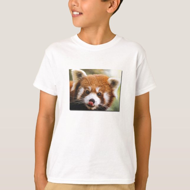 Red Panda Kid's Shirt (Front)