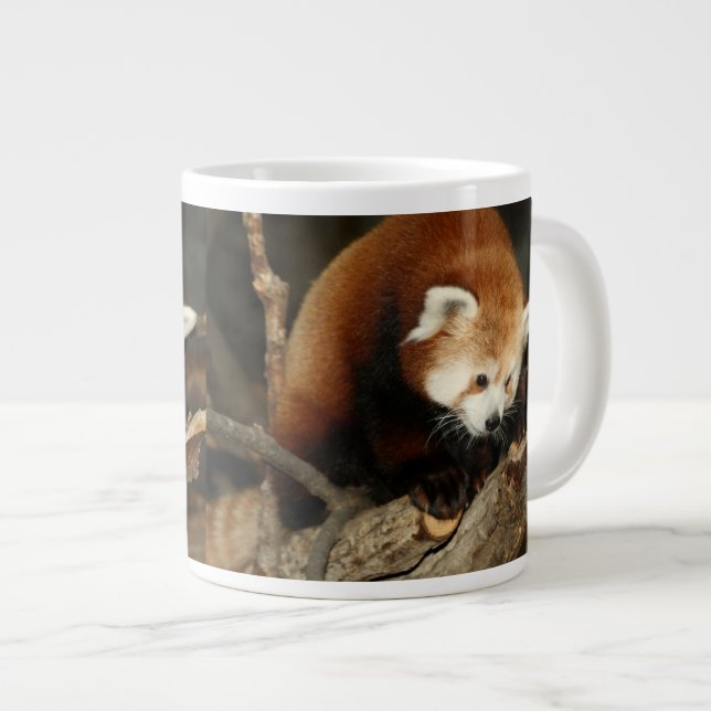 Red Panda Large Coffee Mug (Front Right)