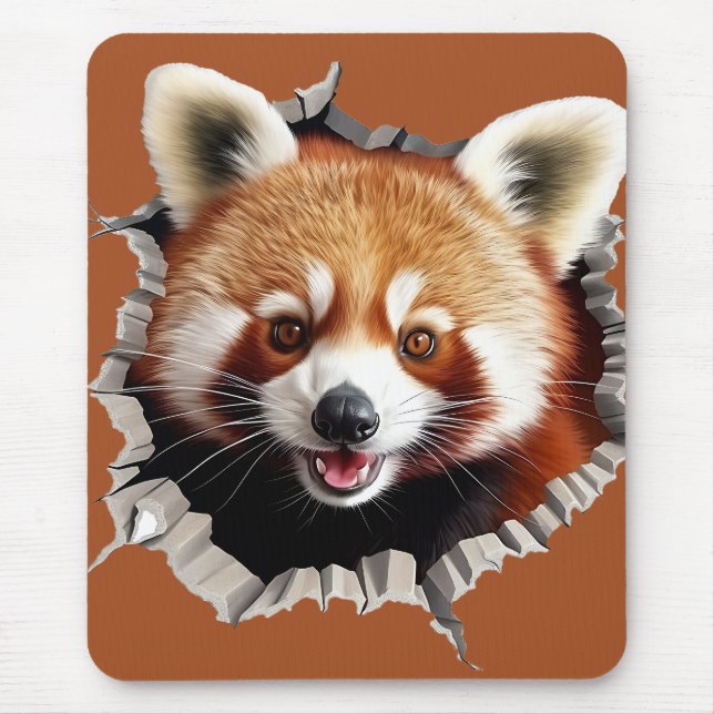 Red Panda Mouse Pad (Front)