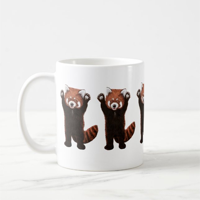Red Panda Mug (Left)