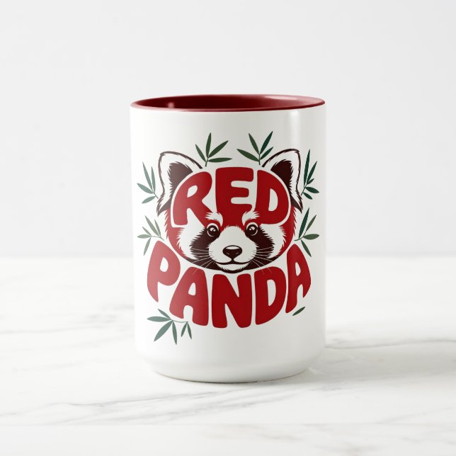 Red Panda Mug (Center)