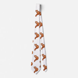 Red Panda Neck Tie