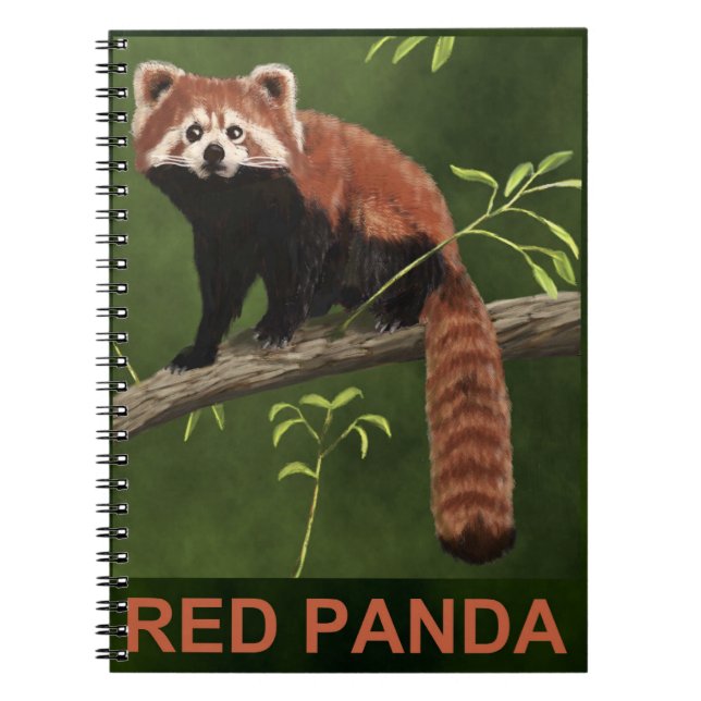 Red Panda Notebook (Front)