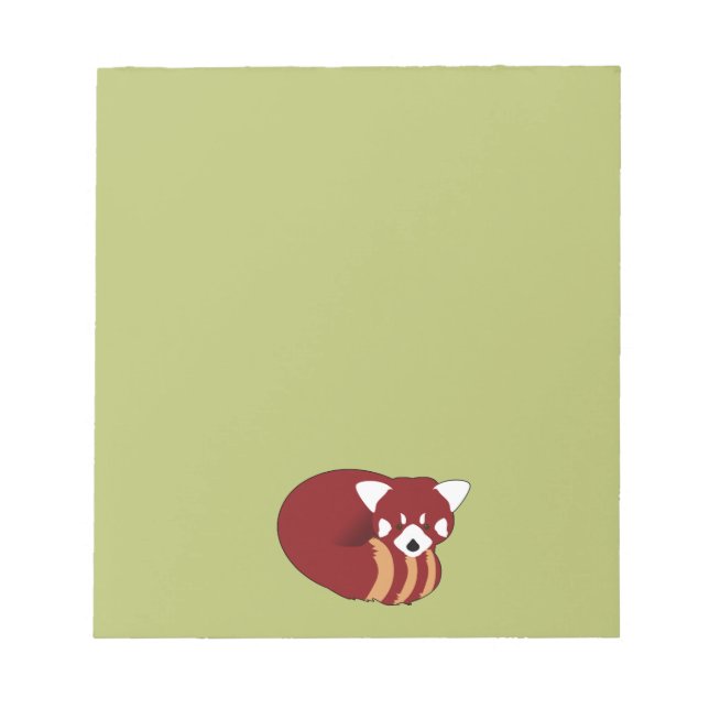 Red Panda Notepad (Front)