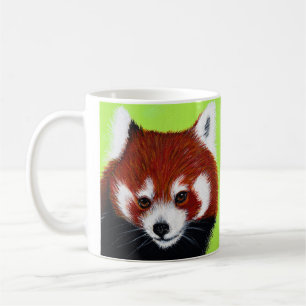 Red Panda Painting Coffee Mug