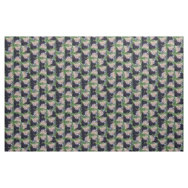 Red Panda Pattern Fabric (Fat Quarter)