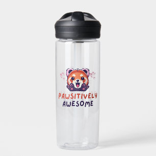 Red Panda Pawsitively Awesome Water Bottle