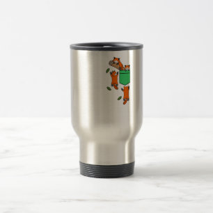 Red Panda Pocket Cute Pet Animal Pandas Lover Grap Travel Mug