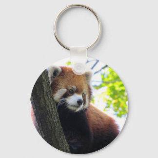 Red Panda Portrait Keychain