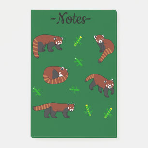 Red Panda Post-it Notes