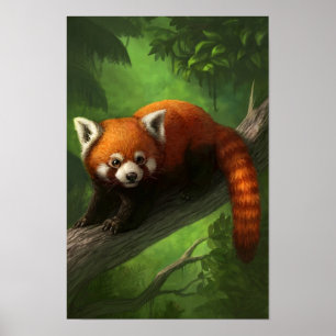 Red Panda Poster