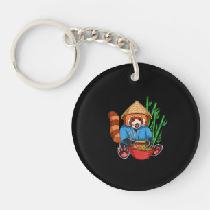 Red Panda Ramen Cook Men Women Kids Ramen Gift Keychain