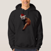 Red Panda Santa Cute Christmas Hat for Pandabear L