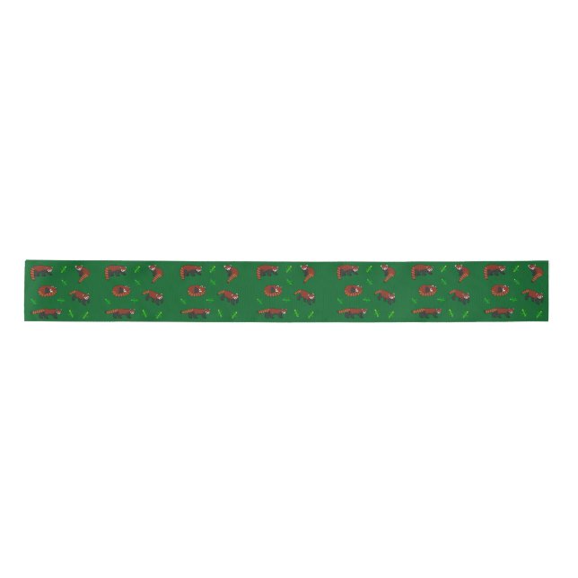 Red Panda Satin Ribbon (Front)