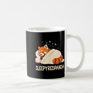 Red Panda Sleep Pajamas Coffee Mug