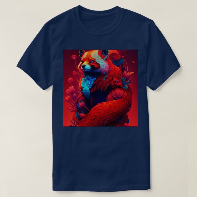 Red Panda Spirit Animal T-Shirt (Design Front)