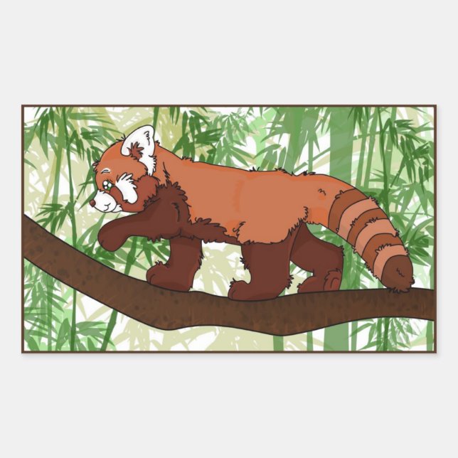 Red Panda Sticker (Front)