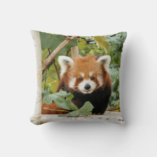 Red Panda Throw Pillow