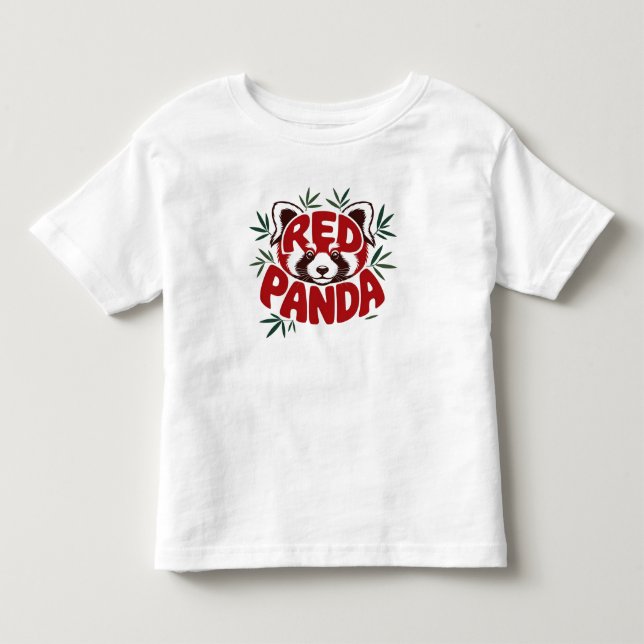Red Panda Toddler T-shirt (Front)