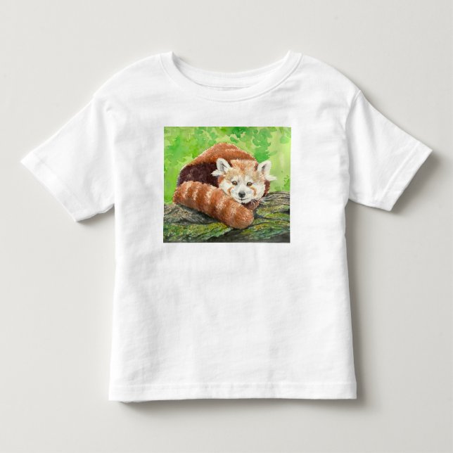Red panda toddler t-shirt (Front)