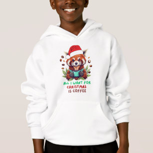 Red Panda Tout ce que je veux pour Noël est Café