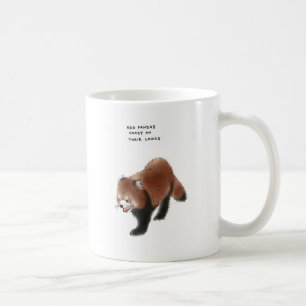 red panda trivia coffee mug