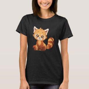 Red Panda Western Little Panda Himalayan Cat Bear T-Shirt