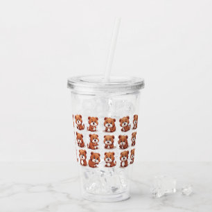 Red Pandas  Acrylic Tumbler