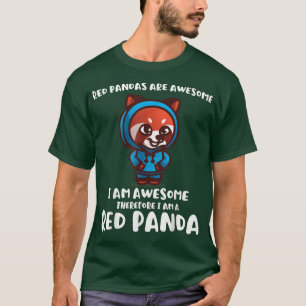 Red Pandas Are AwesomeCute Kids Adults Funny Kawai T-Shirt