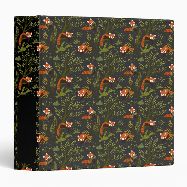 Red Pandas in the Forest Black Binder (Front/Spine)