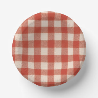 Red Paper Plate