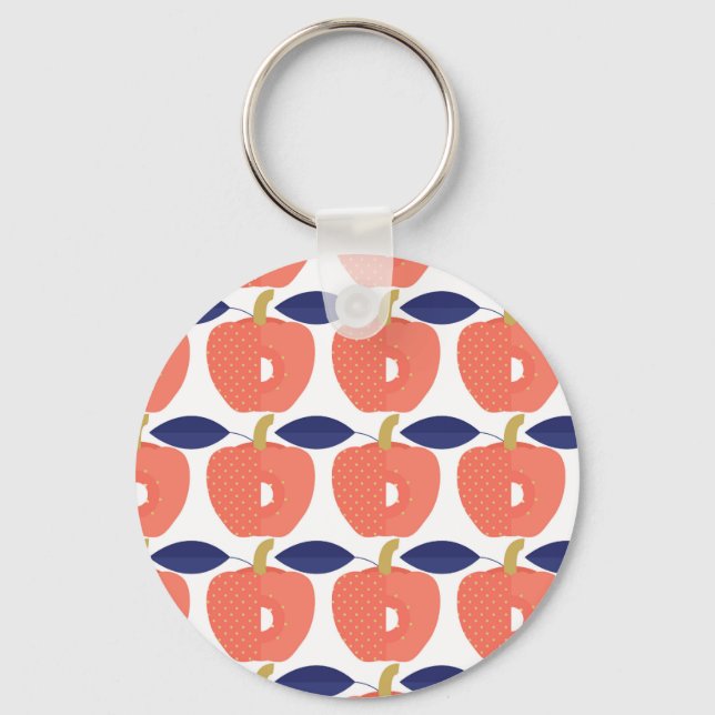 Red Paprika: Spice Inspired Seamless. Keychain (Front)