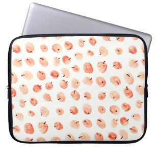 Red paradise apples pattern laptop sleeve