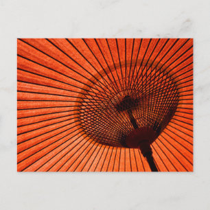 Red Parasol: Japan Postcard