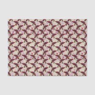 Red Parrots Tissue Paper