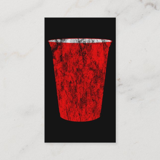 red party cup business card (Front)