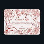 Red Pasta Special Delivery Italian Diaper Raffle Enclosure Card<br><div class="desc">Special Delivery! Celebrate your little one’s arrival with an Italian twist! This pasta-themed baby shower collection features hand-drawn noodles, ravioli, and hearts, perfect for a cozy trattoria-inspired celebration that feels like a family feast. ★ If you need coordinating décor, please check my matching collection. If you have any questions about...</div>