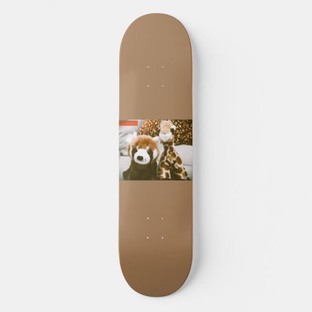 Red&Patch Skateboard (Recto)