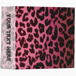 Red pattern leopard fur abstract texture binder