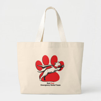 Red Paw essentials Large Tote Bag