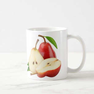 Red pears coffee mug