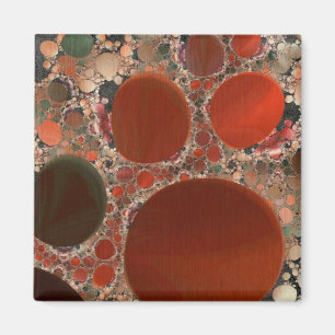 Red Pebbles Magnet