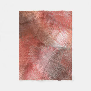 Red pen fleece blanket