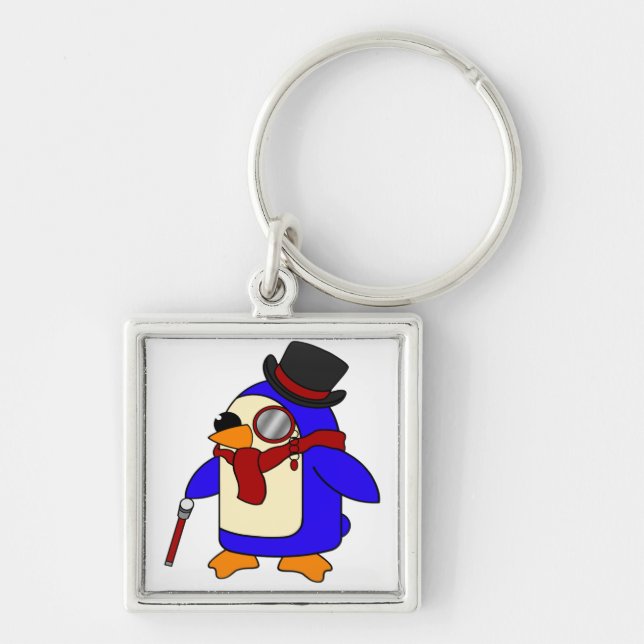Red penguin keychain (Front)